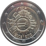 2012 - 10 Jahre Euro (Belgien)