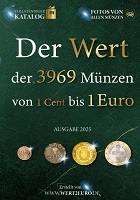 Der Wert von 3969 Münzen von 1 Cent bis 1 Euro front 140 X 200