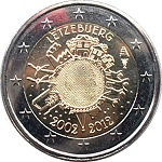 2012 - 10 Jahre Euro (Luxemburg)