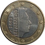 1 euro Luxemburg