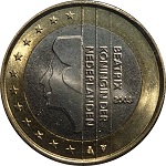 1 euro Niederlande beatrix